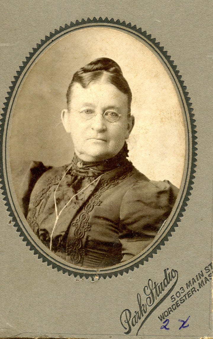 Two photos of a woman