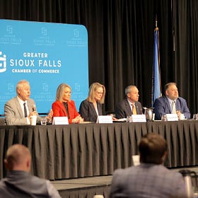 Sioux Falls mayoral hopefuls tout experience, backgrounds in Chamber forum