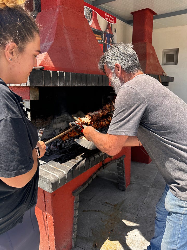 Souvlaki by Santorini Red Beach