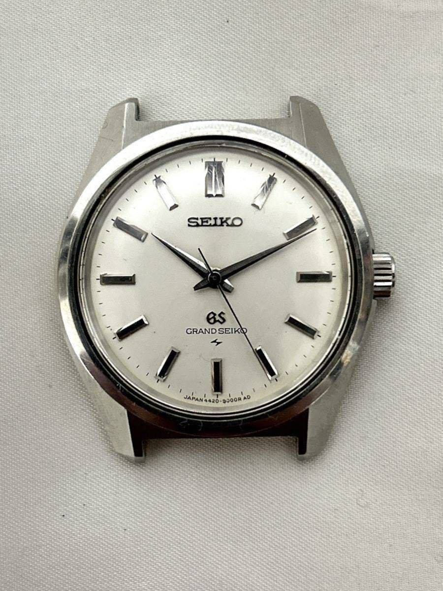 1円〜 美品！動作確認済み SEIKO セイコー グランドセイコー 4420-9000 GRAND SEIKO 手巻き メダリオン GS 稼働 