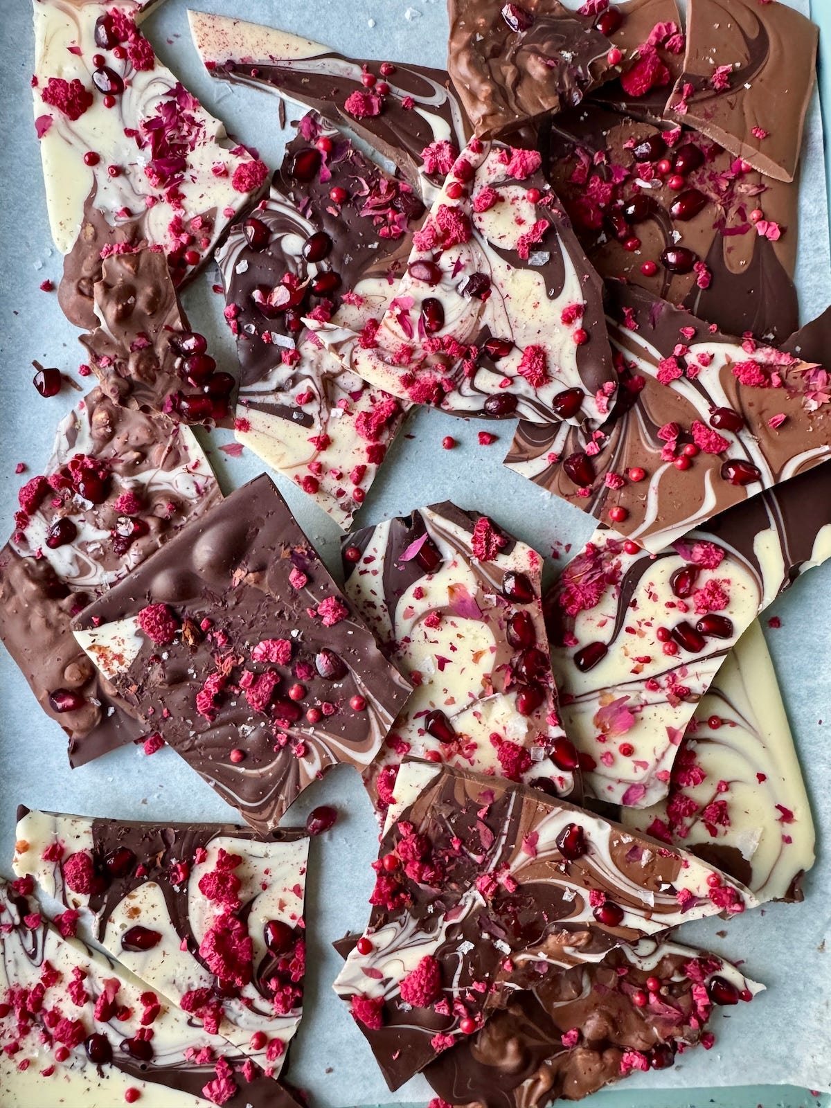 Tri-Color Chocolate Bark - by Susan Spungen - Susanality