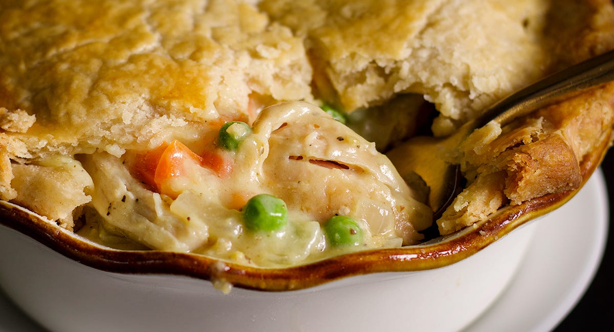 Chicken Pot Pie for Two + Foolproof Pie Crust