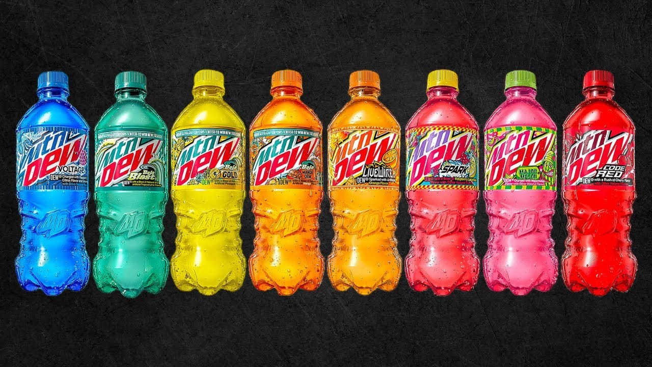 We Tried EVERY Mountain Dew Flavor We Tried EVERY Mountain Dew Flavor