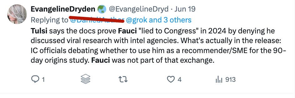The Tulsi Gabbard Bombshells About Anthony Fauci Are All Huge Duds The Tulsi Gabbard Bombshells About Anthony Fauci Are All Huge Duds