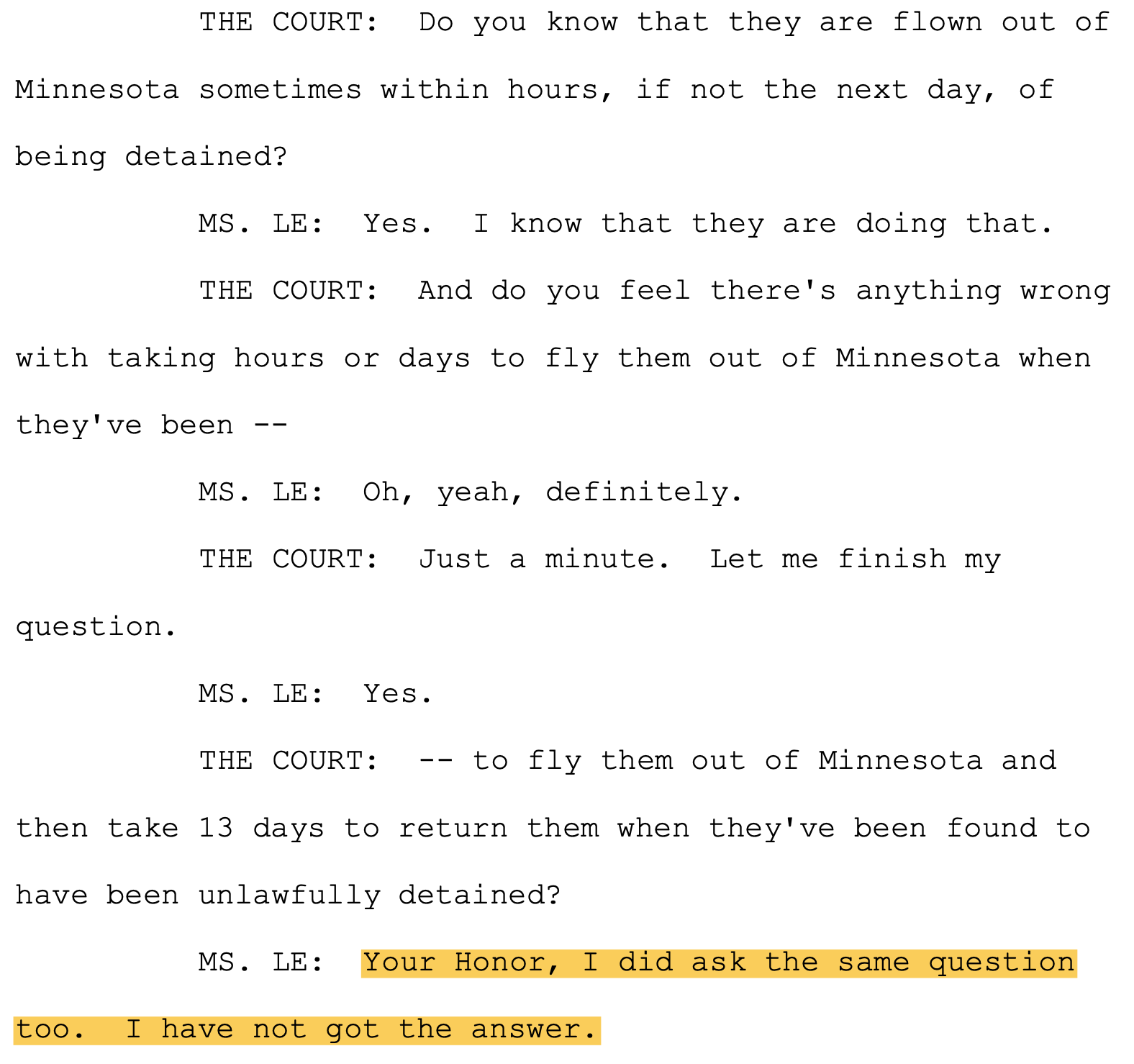 The unfathomable Minnesota transcript that must be read, as it tells ...