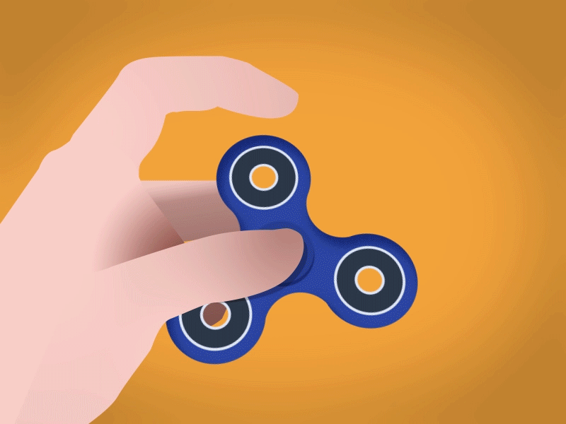 CREDITS - LIOR GOLDBERG ON DRIBBLE - https://dribbble.com/shots/3481278-Fidget-Spinner