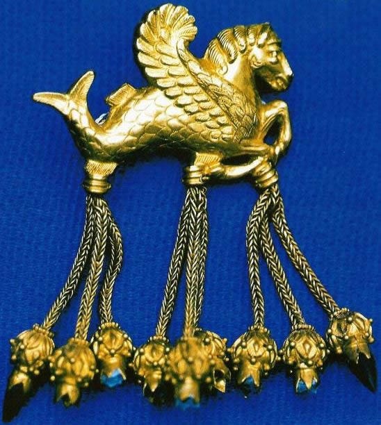 Golden Hippocampus – Imagery – VISA 1110_01