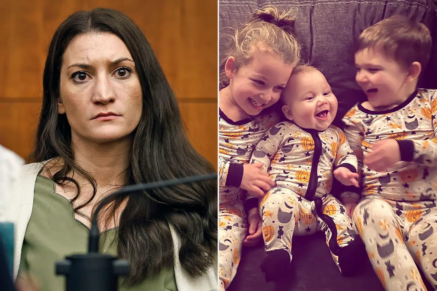 Lindsay Clancy on July 22, 2026,in Plymouth Superior Court; The children of Lindsay Clancy and Patrick Clancy; Cora, Dawson and Callan. Lindsay Clancy on July 22, 2026,in Plymouth Superior Court; The children of Lindsay Clancy and Patrick Clancy; Cora, Dawson and Callan.