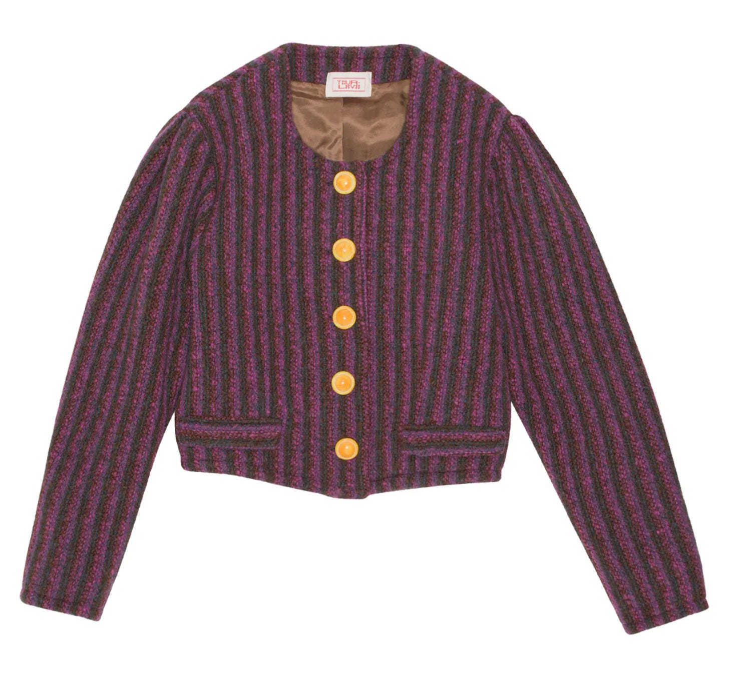 Tour Lava Piano pink/brown striped jacket Tour Lava Piano pink/brown striped jacket