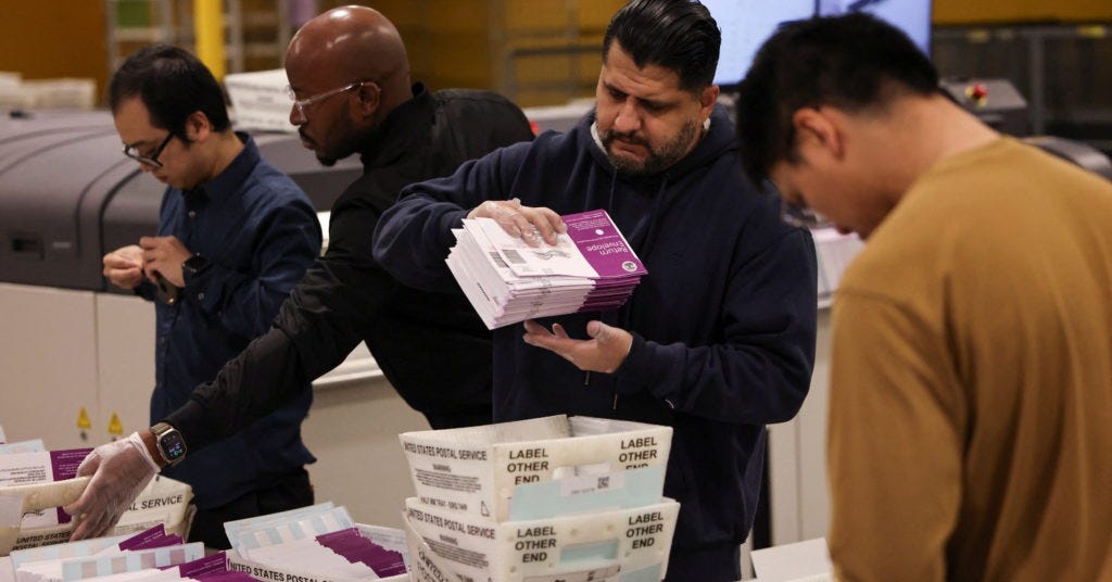 New Jersey bomb threats and Trump's warnings for California mark final day  of voting | PBS News