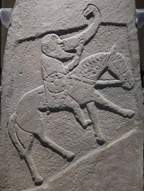 The Horn of Bran was said to provide its owner with whichever drink they wished. Bearded Pictish warrior from the Bullion Stone, Angus, now in the National Museum of Scotland. The Horn of Bran was said to provide its owner with whichever drink they wished. Bearded Pictish warrior from the Bullion Stone, Angus, now in the National Museum of Scotland.