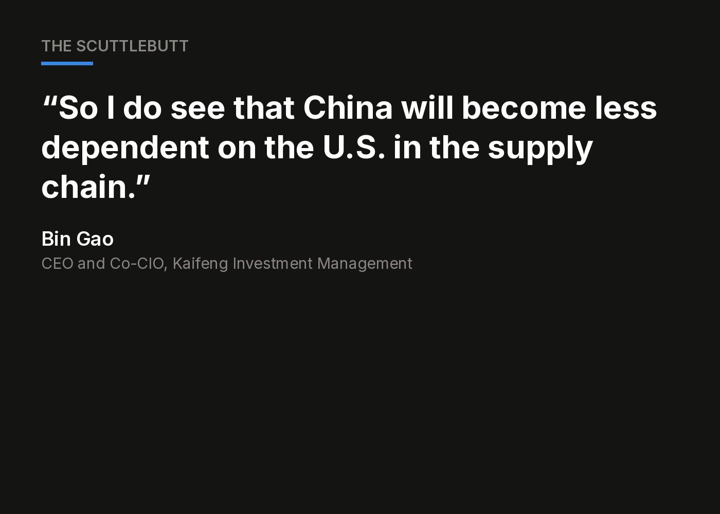 Kaifeng CEO on Japan's consumer stocks: "Right now, PE is 50 times" Kaifeng CEO on Japan's consumer stocks: "Right now, PE is 50 times"