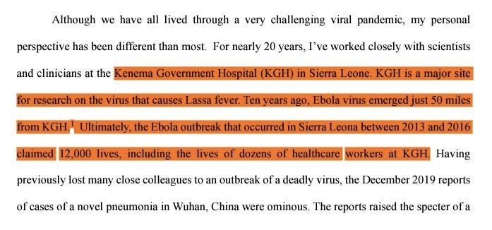 Scientists Who Falsified Covid Origins and Are Implicated in Ebola 2014 Testify Before Congress Today