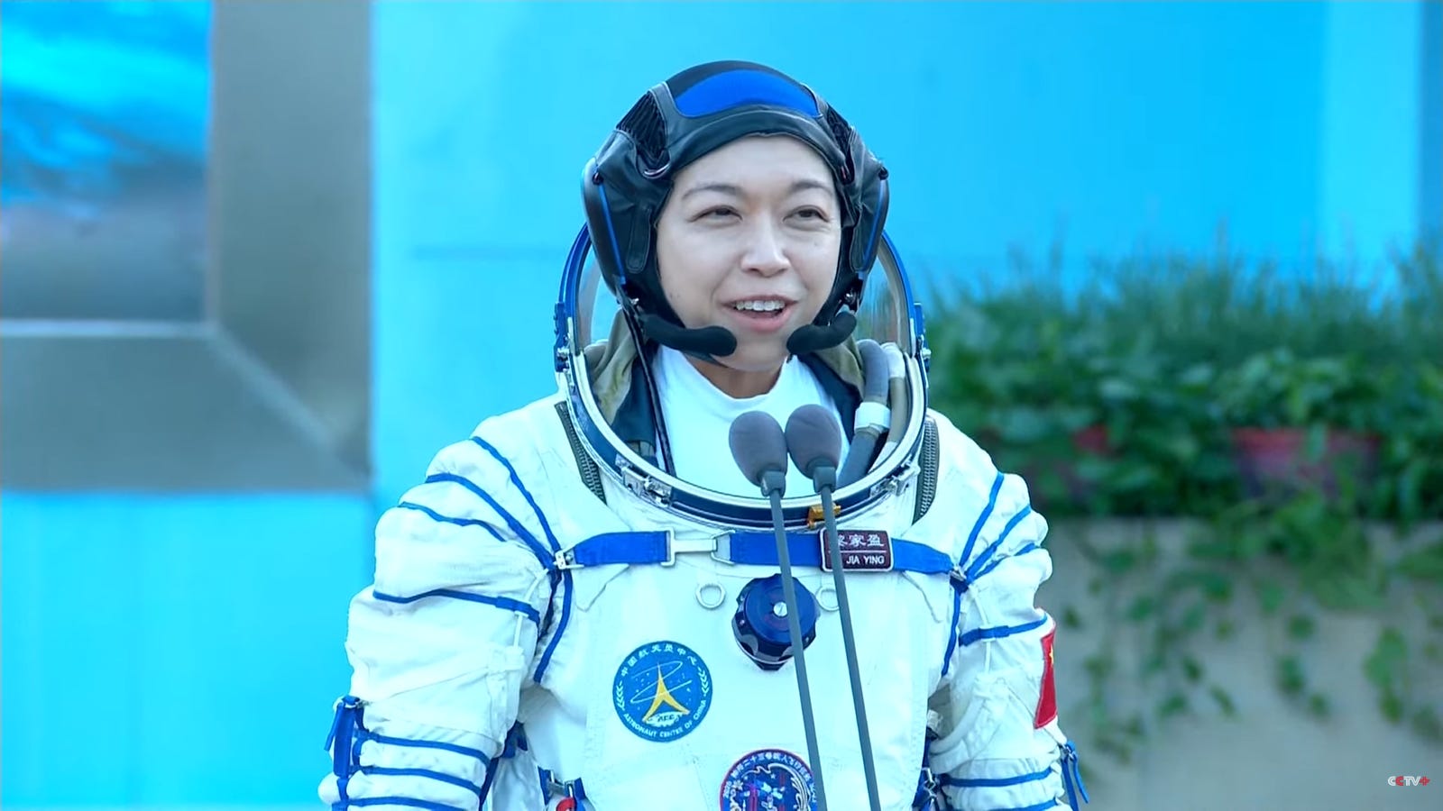 Li Jiaying taking part in the Shenzhou-23 missions’ departure ceremony at the Jiuquan Satellite Launch Center on May 24th 2026. Li Jiaying taking part in the Shenzhou-23 missions’ departure ceremony at the Jiuquan Satellite Launch Center on May 24th 2026.