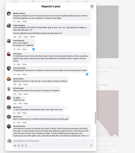 Comments Captured in the Screenshots on Wednesday, Feb 11, 2026.