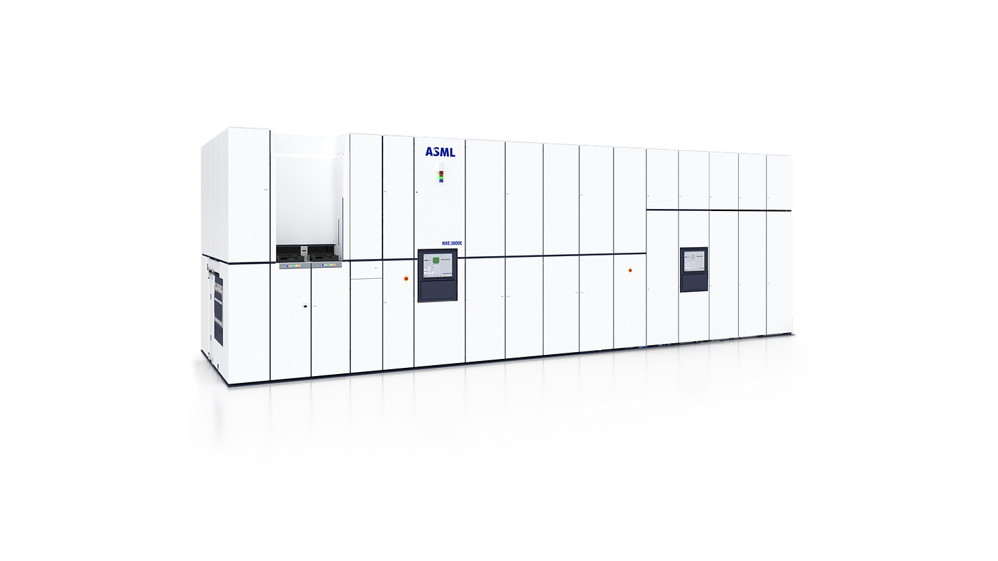 The TWINSCAN NXE:3800E EUV lithography system