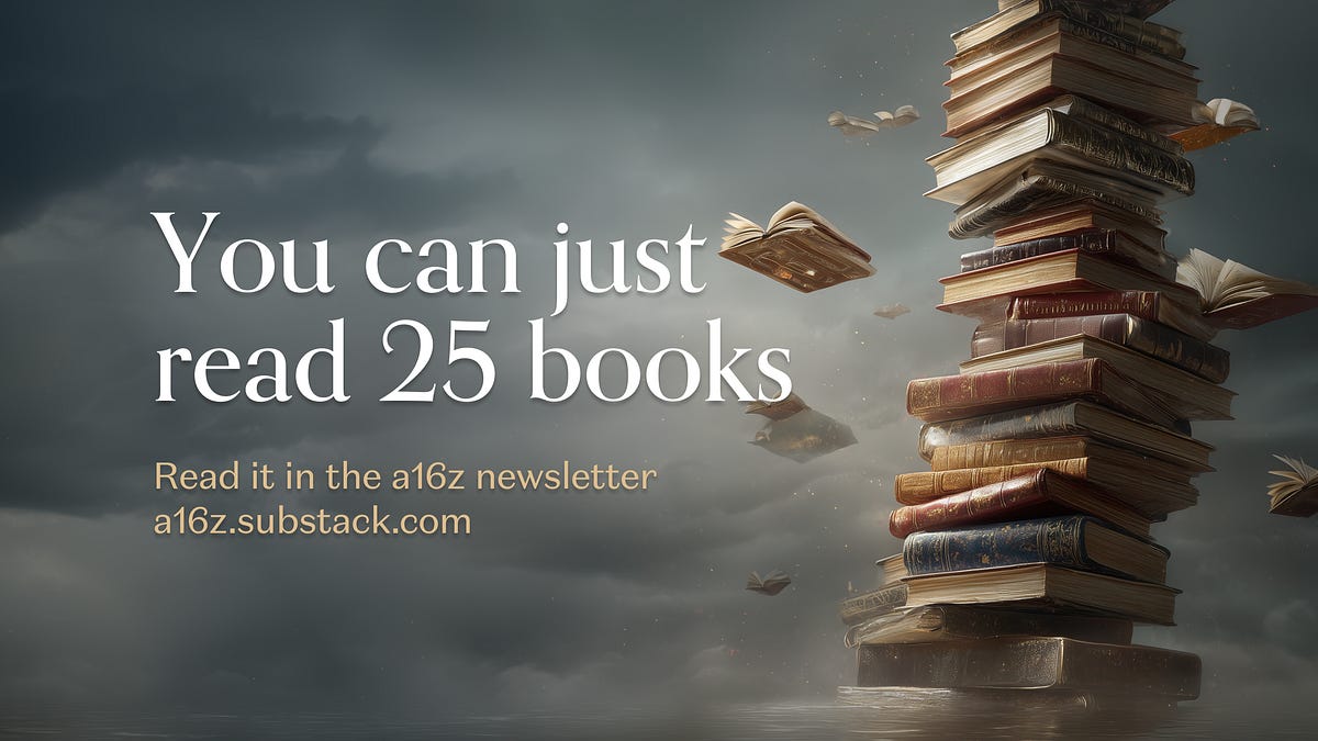 You can just read 25 books