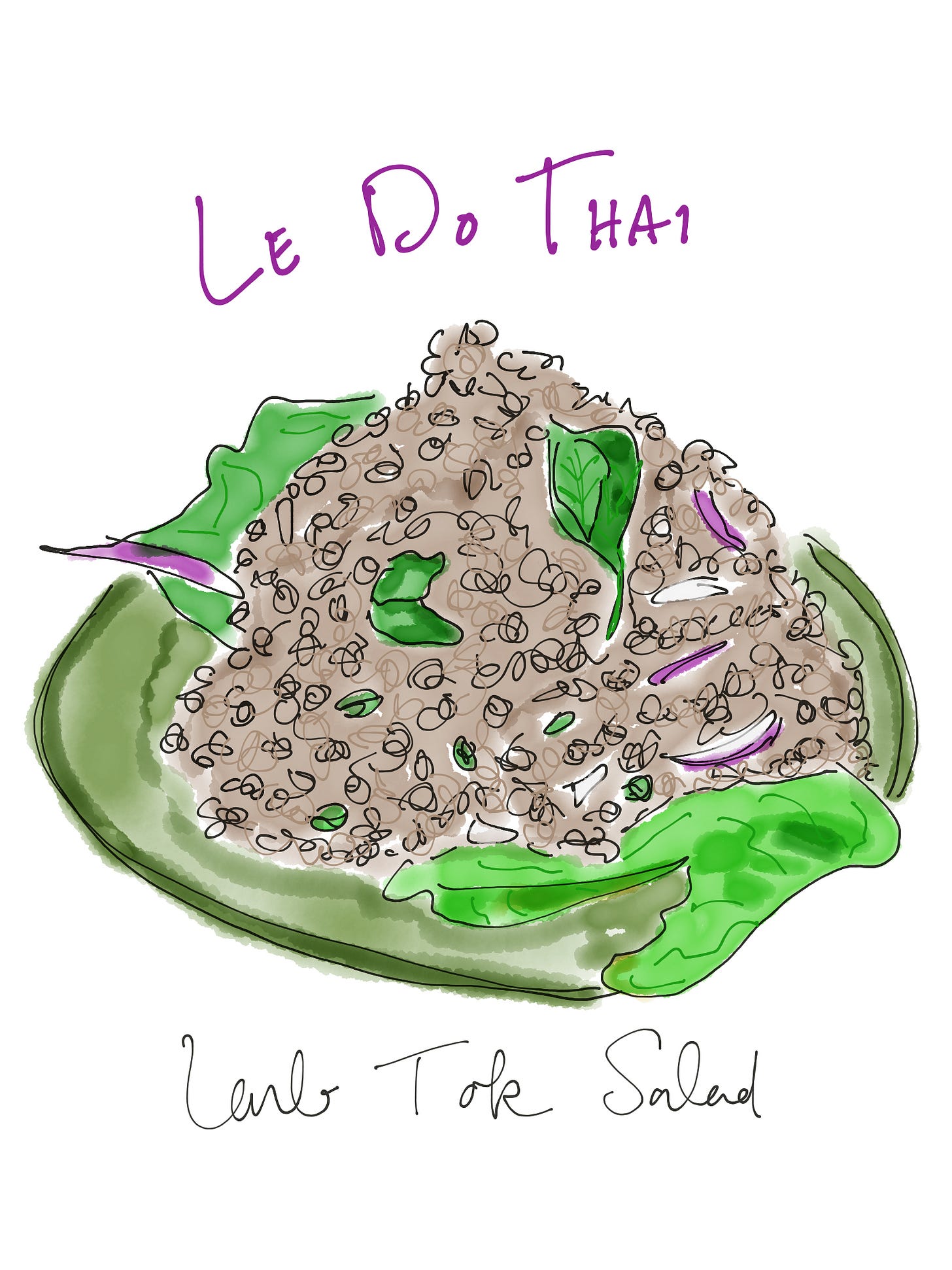 Le Do Thai Larb Tok Salad