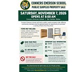 Conners Emerson School Announces Public Surplus Property Sale
