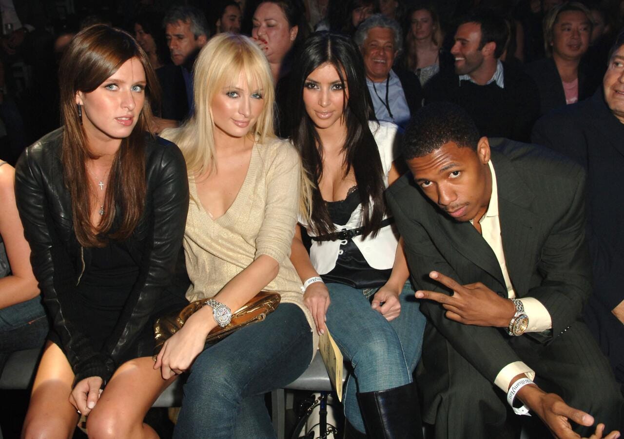 Nicky Hilton, Paris Hilton, Kim Kardashian and Nick Cannon during the “Young Hollywood” heyday. Nicky Hilton, Paris Hilton, Kim Kardashian and Nick Cannon during the “Young Hollywood” heyday.
