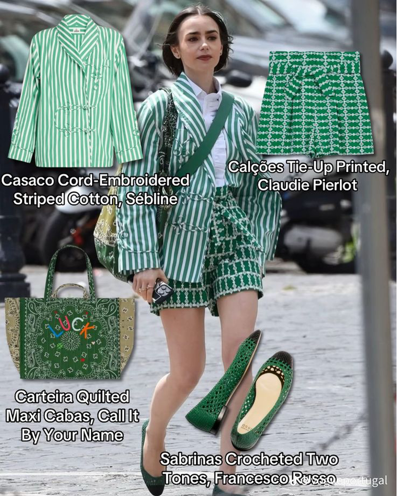 Sebline Smoking Jacket Emily in Paris.