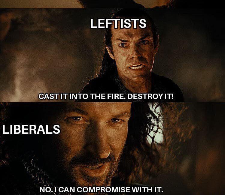 Liberals vs Leftists vs Conservatives