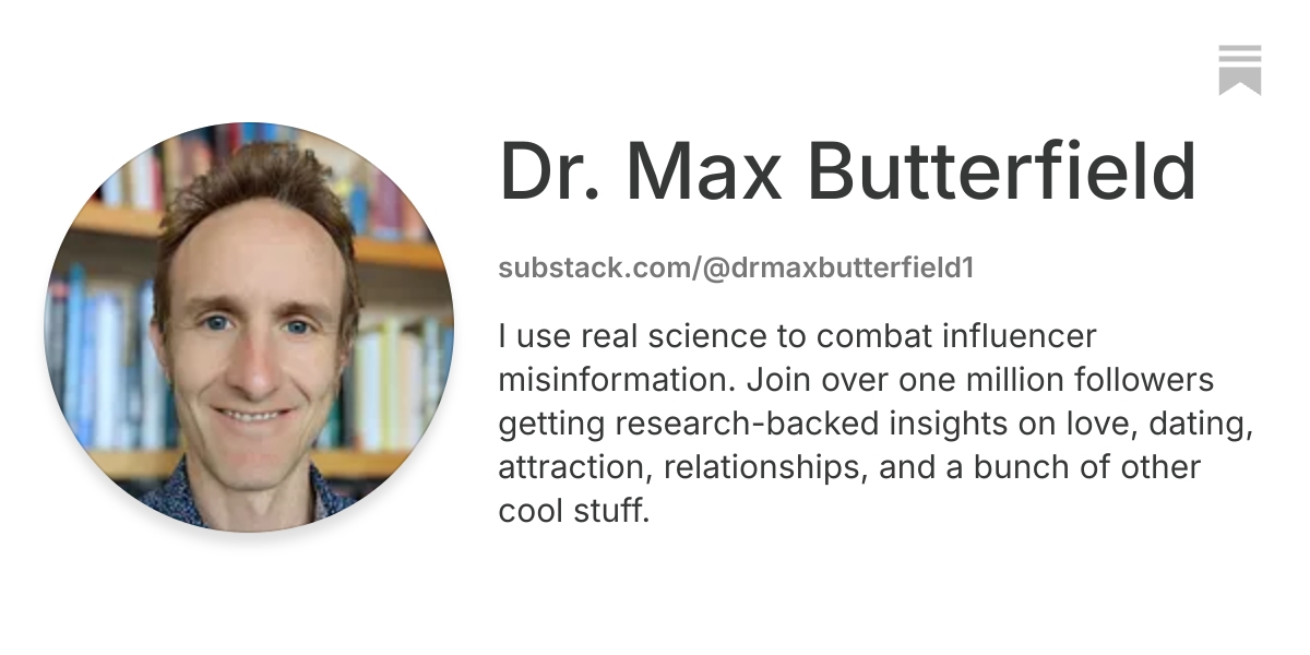 Dr. Max Butterfield | Substack