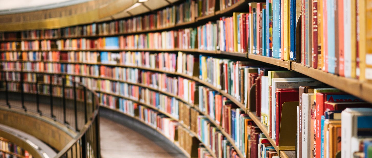 Image by Susan Q Yin https://unsplash.com/photos/books-on-brown-wooden-shelf-2JIvboGLeh