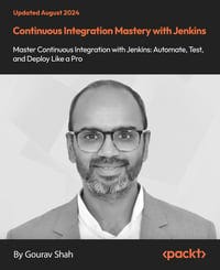 Continuous Integration Mastery with Jenkins, Published by Packt, Course Page Cover