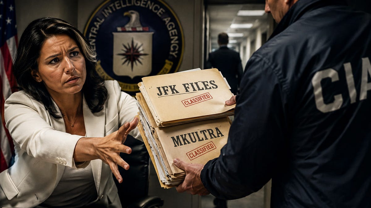 CIA Seized JFK, MKUltra Files Out From Under Tulsi Gabbard: Sources