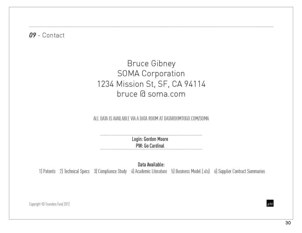 peter thiel pitch deck