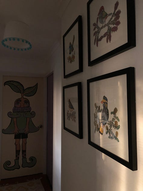 Afternoon light delight across my walls.