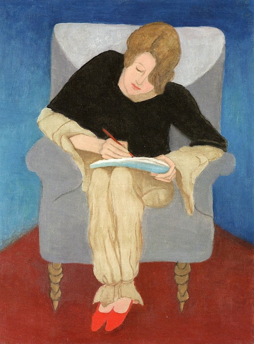 Lady-in-an-Armchair-Writing-also-known-as-Stenography-Swiss-Woman -in-Pyjamas-Gabriele-Mu?nter-Oil-Painting - Brooklyn Institute for Social Research Lady-in-an-Armchair-Writing-also-known-as-Stenography-Swiss-Woman -in-Pyjamas-Gabriele-Mu?nter-Oil-Painting - Brooklyn Institute for Social Research