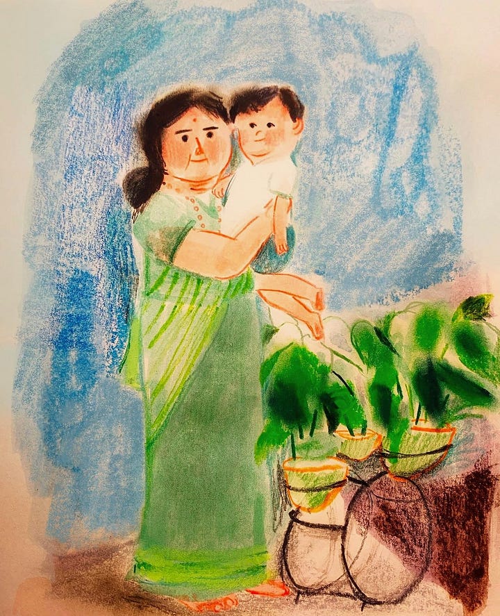 illustrations of grandmothers