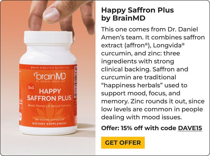 Happy Saffron Plus by BrainMD