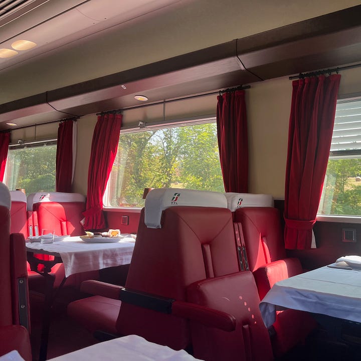 photos of a Dining Car