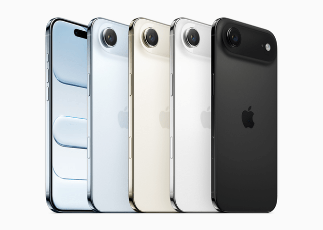 iPhone Air is the thinnest iPhone ever, delivering pro performance, amazing new camera systems on the front and back, and fantastic all-day battery life.