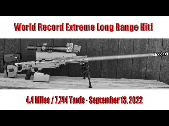 4.4 Mile World Record Long Range Hit Sept 13, 2022 - YouTube