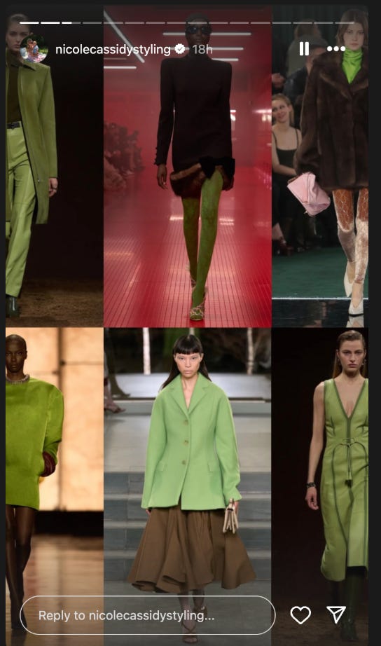 A Green Story - Nicole Cassidy Styling