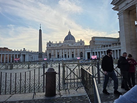 These are six photos from around Rome.