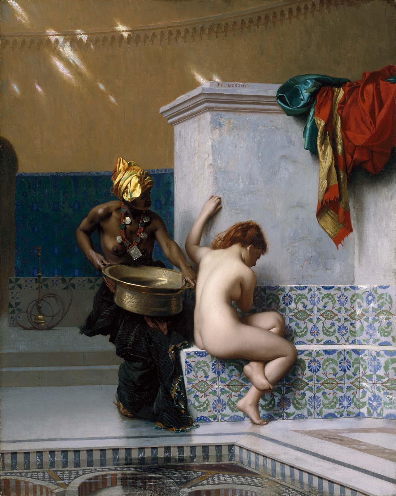 © Jean-Léon Gérôme, Le Bain Turc, 1824, huile sur toile, 50,8 x 40,6 cm, Museum of Fine Arts (Boston)