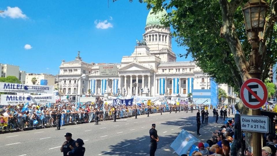 Milei Inauguration, Argentina, 10 December 2024