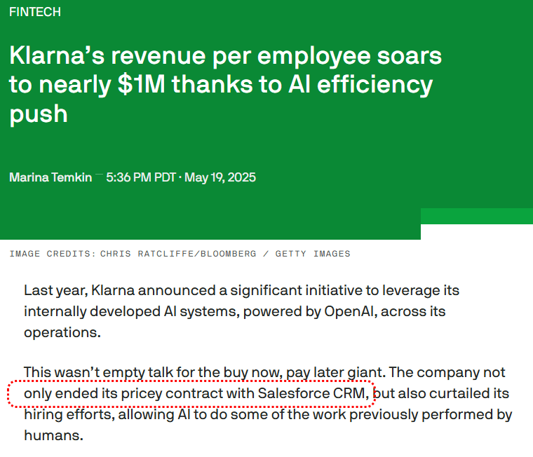 Klarna doubled revenue-per-employee after deploying agents