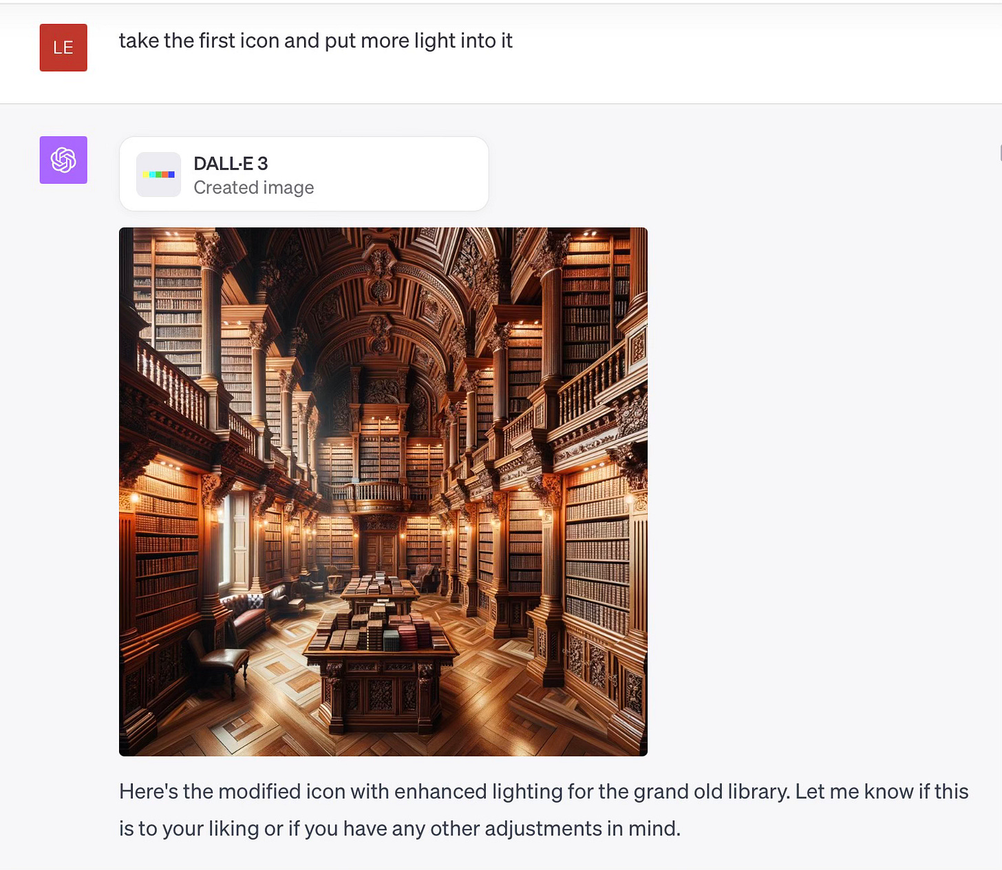 Generating a variation on icons with DALL-E 3