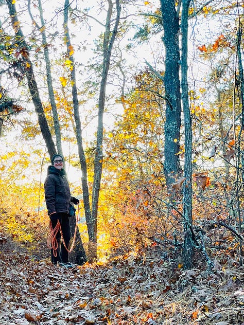 on the path at Frost Fish Creek