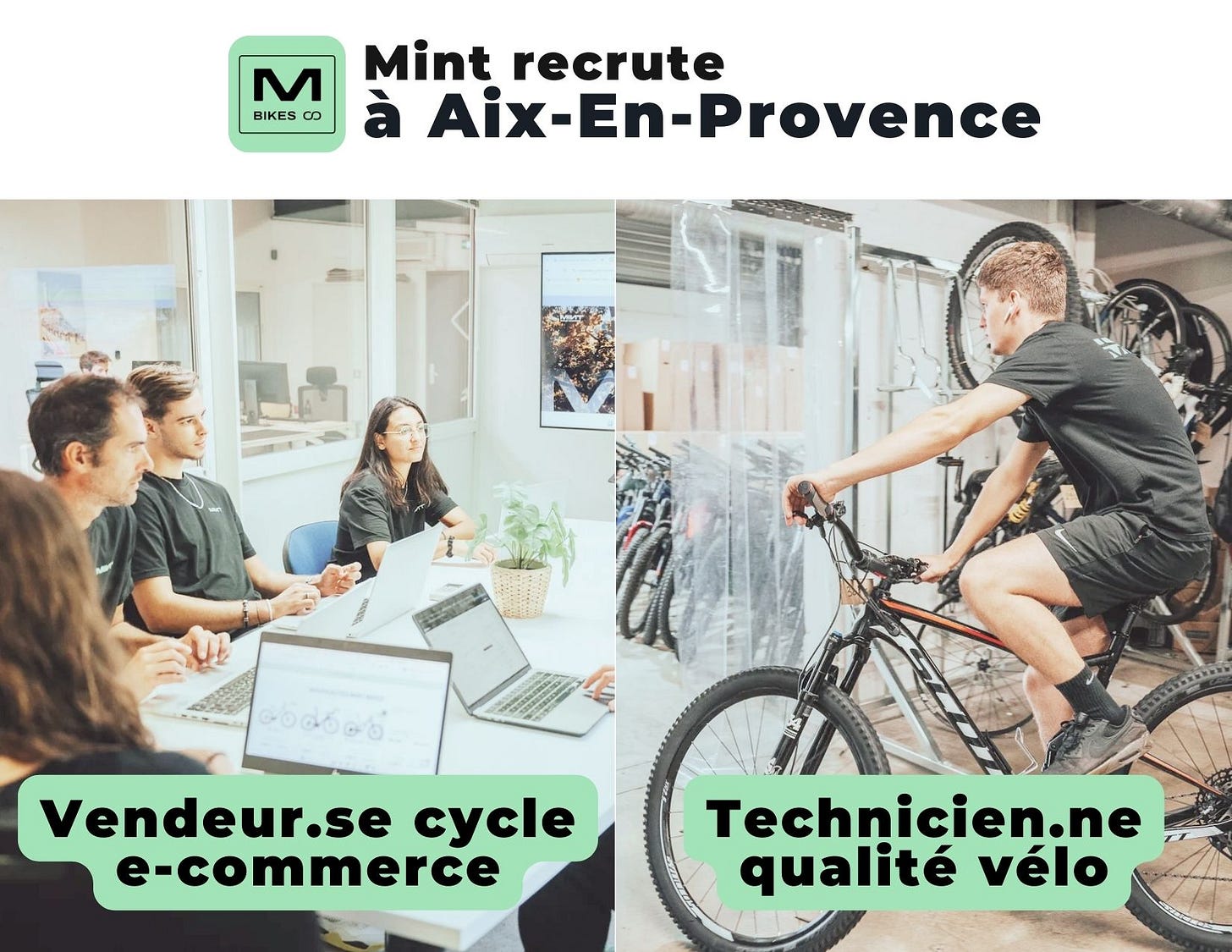 equipe Mint Bikes