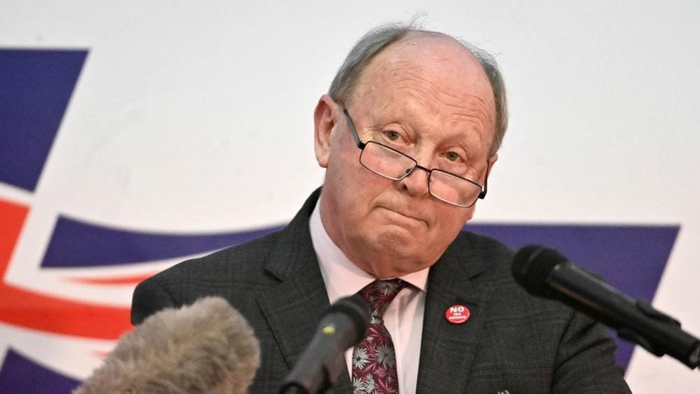 Jim Allister: TUV only standing aside in one DUP-held seat - BBC News