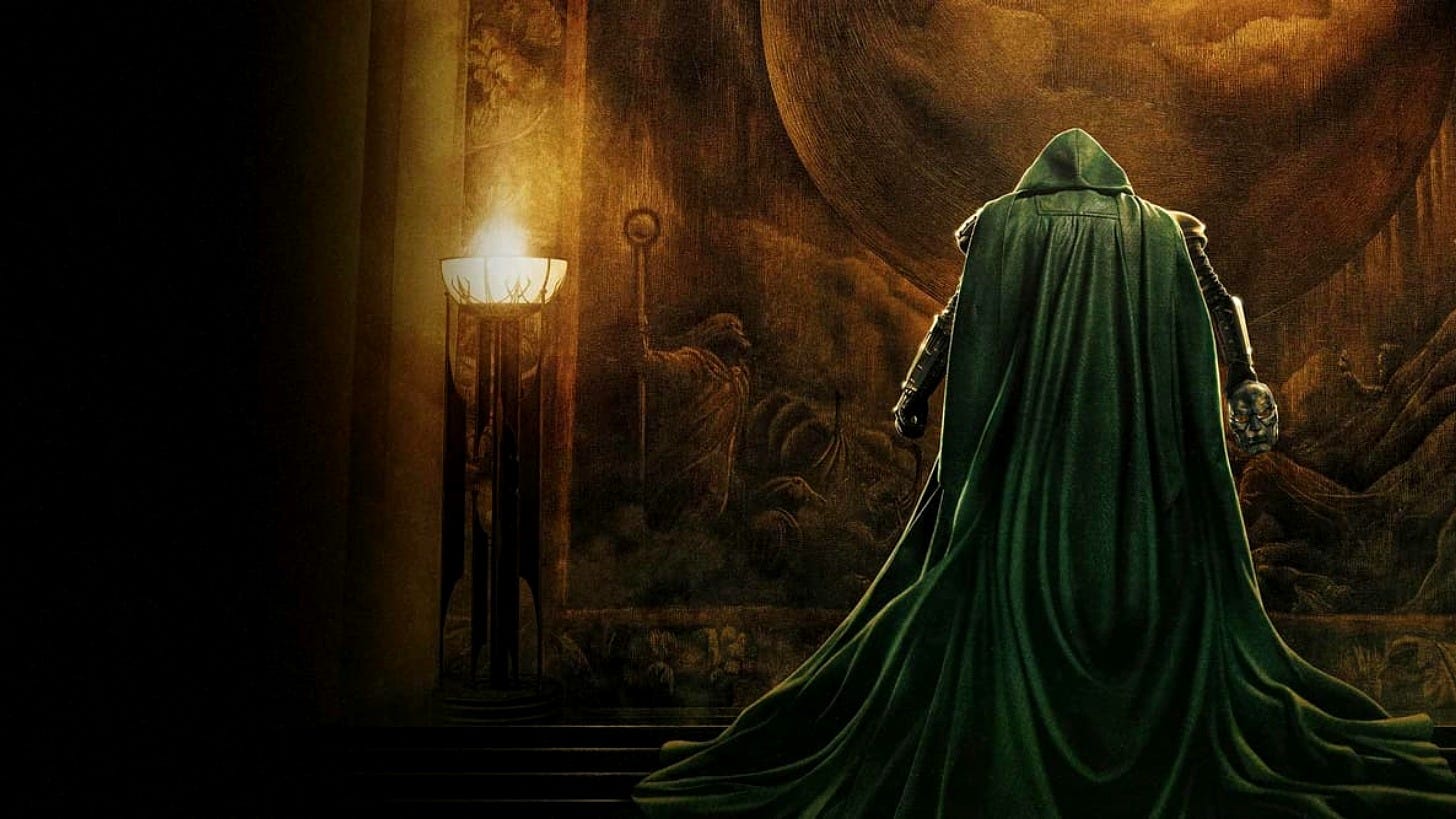 Doctor Doom in Avengers: Doomsday key art. Image: Marvel Studios