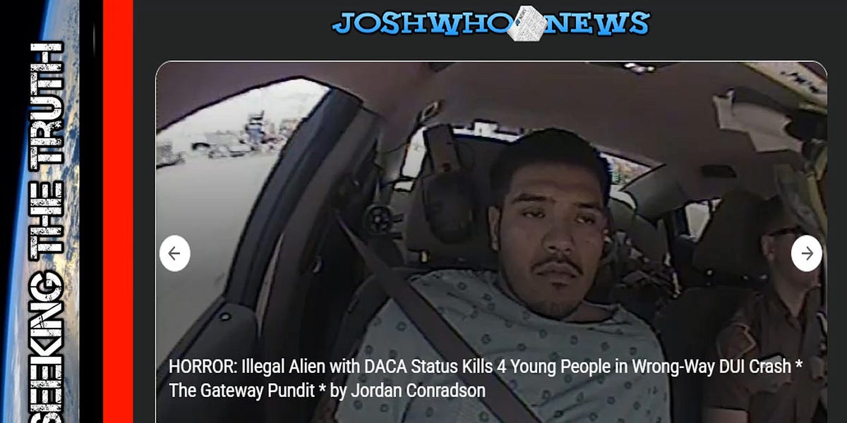 Oklahoma I-40 DUI Crash: Illegal Alien Wrong-Way Driver Charged with Killing 4 Young People 💔