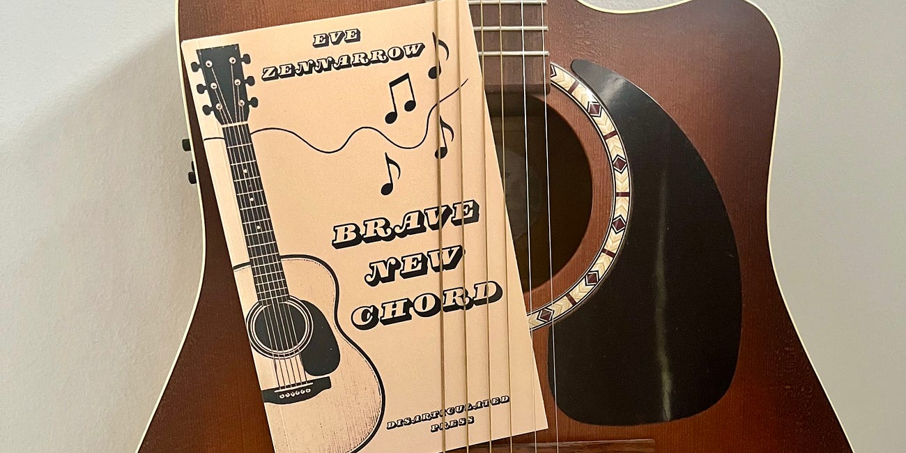 Brave New Chord, my book of poetry with a soundtrack, is out!